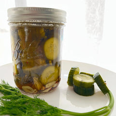 Small-Batch Pickled Dill Persian Cucumbers | No Sugar Added (16oz)