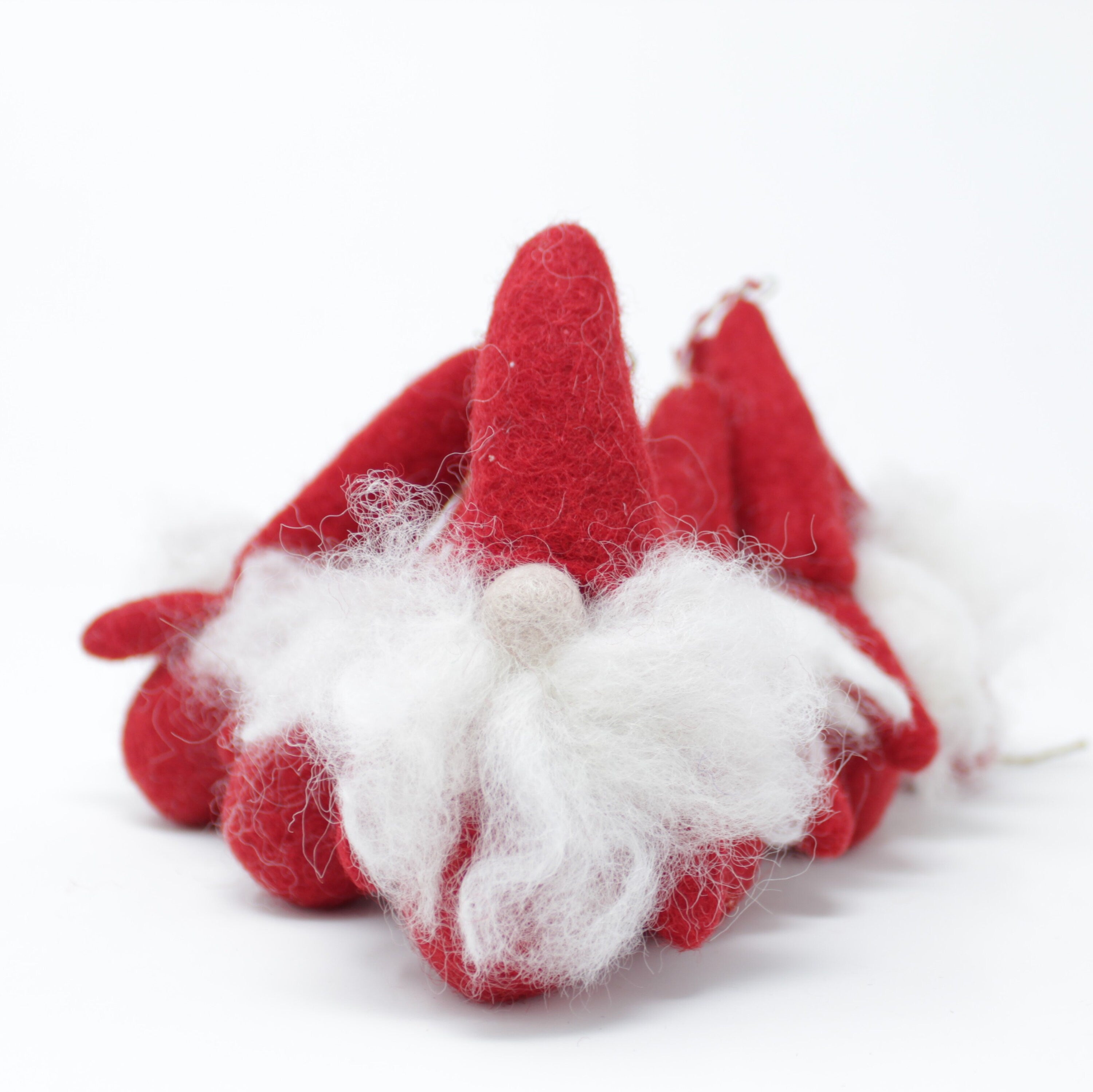 Felt Wool 6 Gnomes Ornament - Handmade Classic Felt Christmas Tree Kit - Eco-friendly and Fair Trade Certified Collection