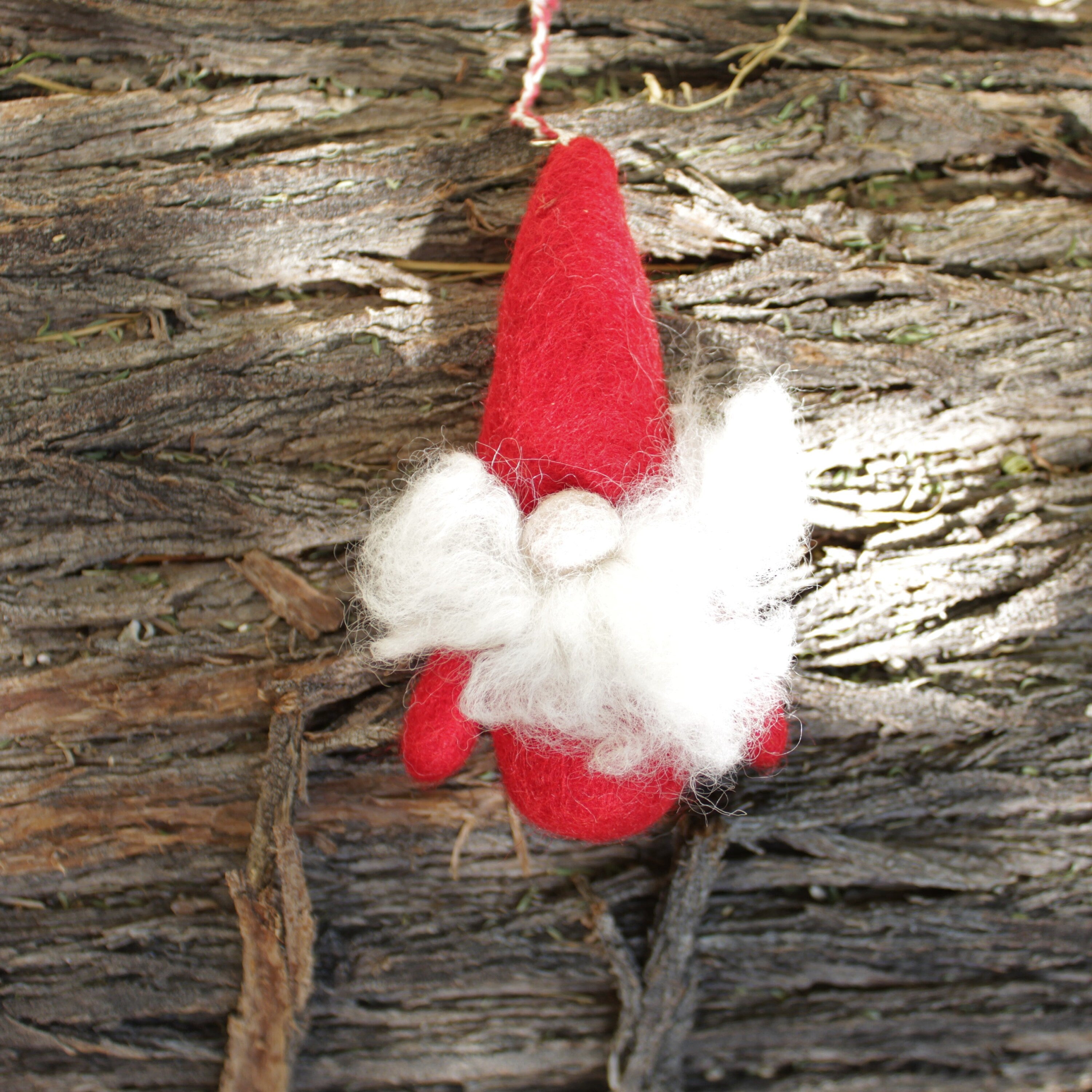 Felt Wool 6 Gnomes Ornament - Handmade Classic Felt Christmas Tree Kit - Eco-friendly and Fair Trade Certified Collection