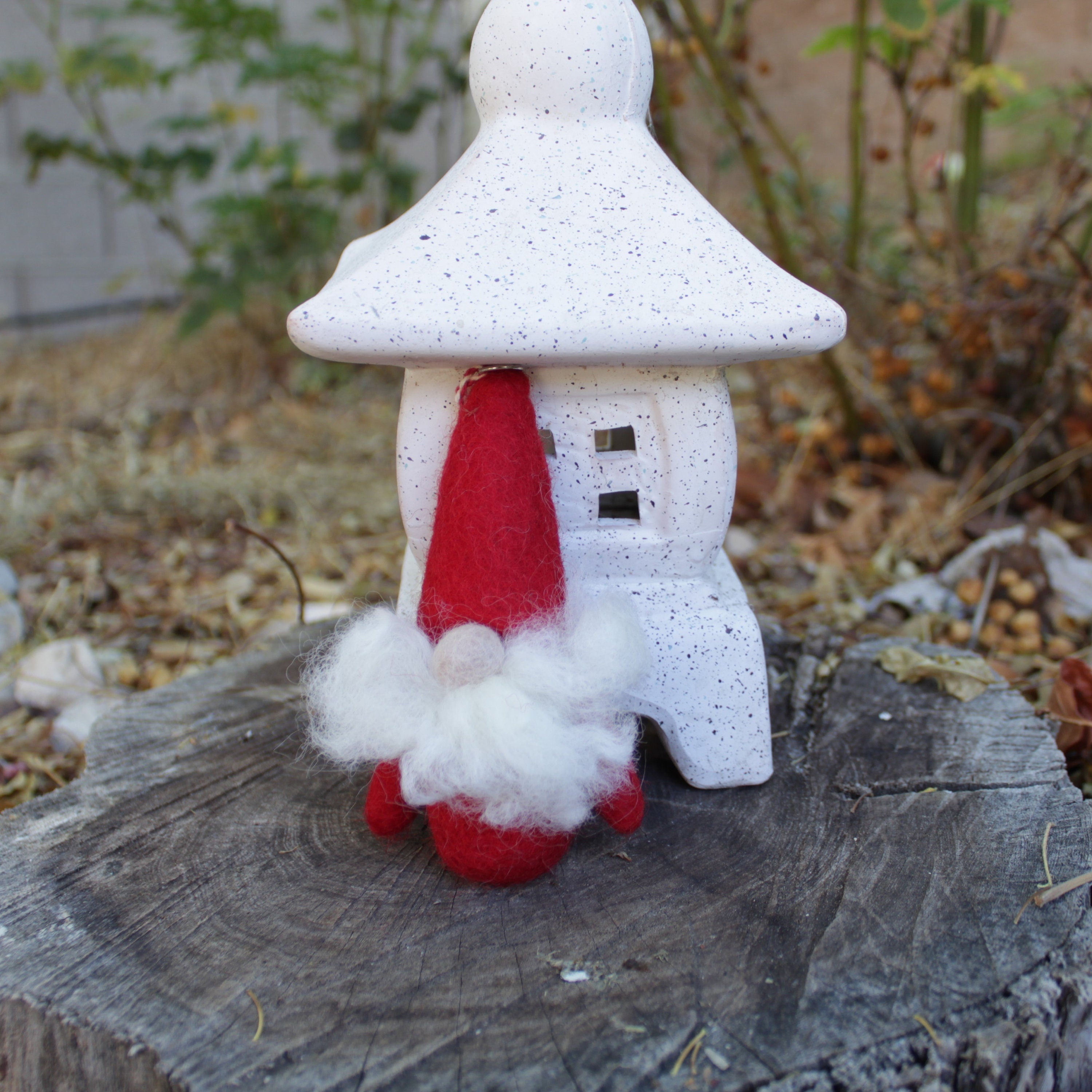 Felt Wool 6 Gnomes Ornament - Handmade Classic Felt Christmas Tree Kit - Eco-friendly and Fair Trade Certified Collection